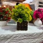 Artificial Bonsai Tree With Wooden Pot